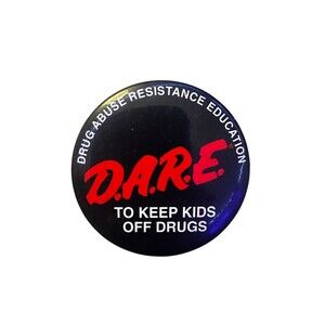Vintage D.A.R.E. “Keep Kids Off Drugs” Pin Classic AntiDrug Campaign Collectible